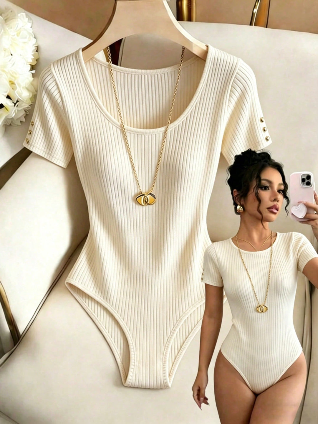 Body SHEIN, portocaliu