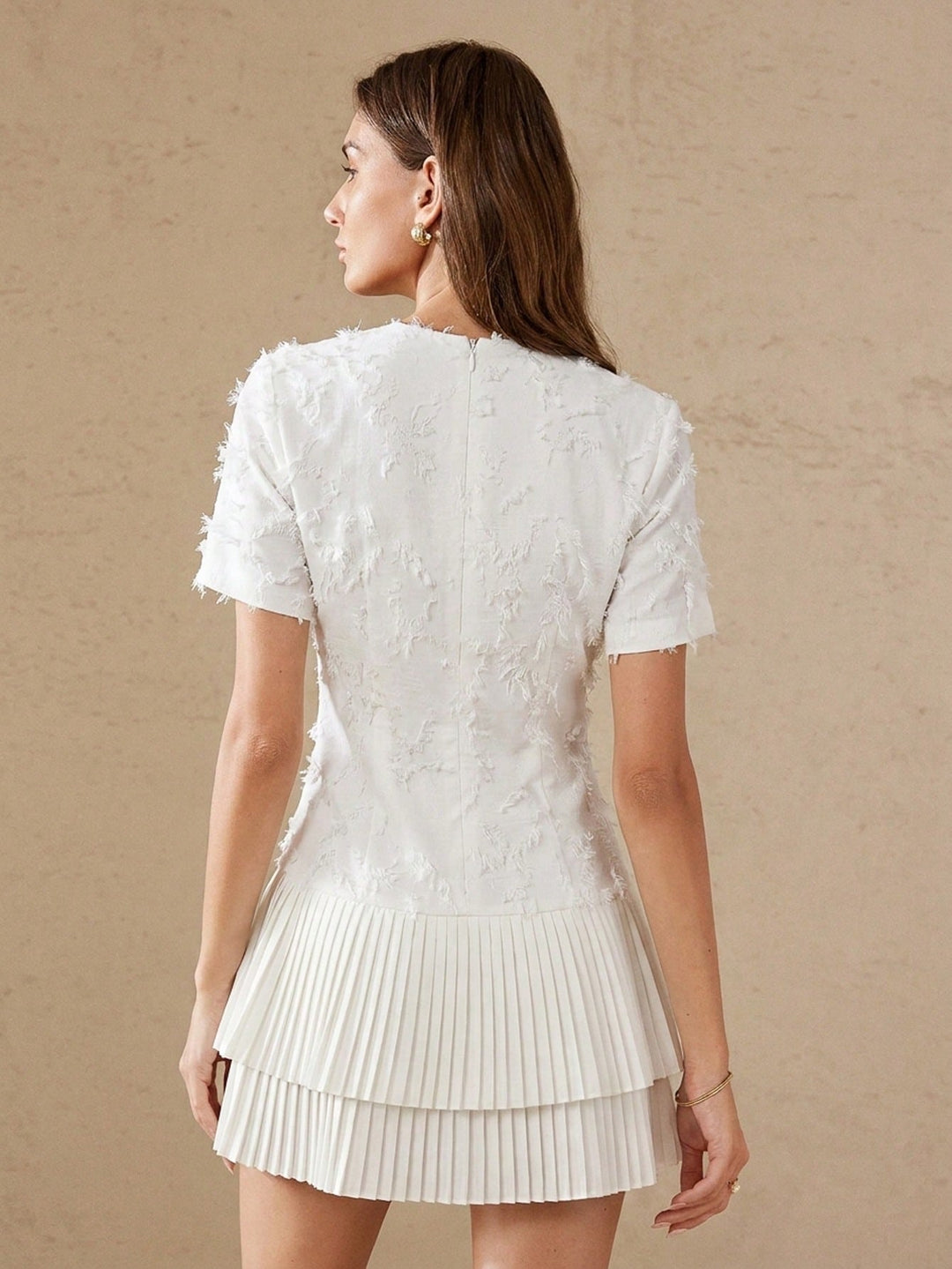 Rochie mini SHEIN, alb