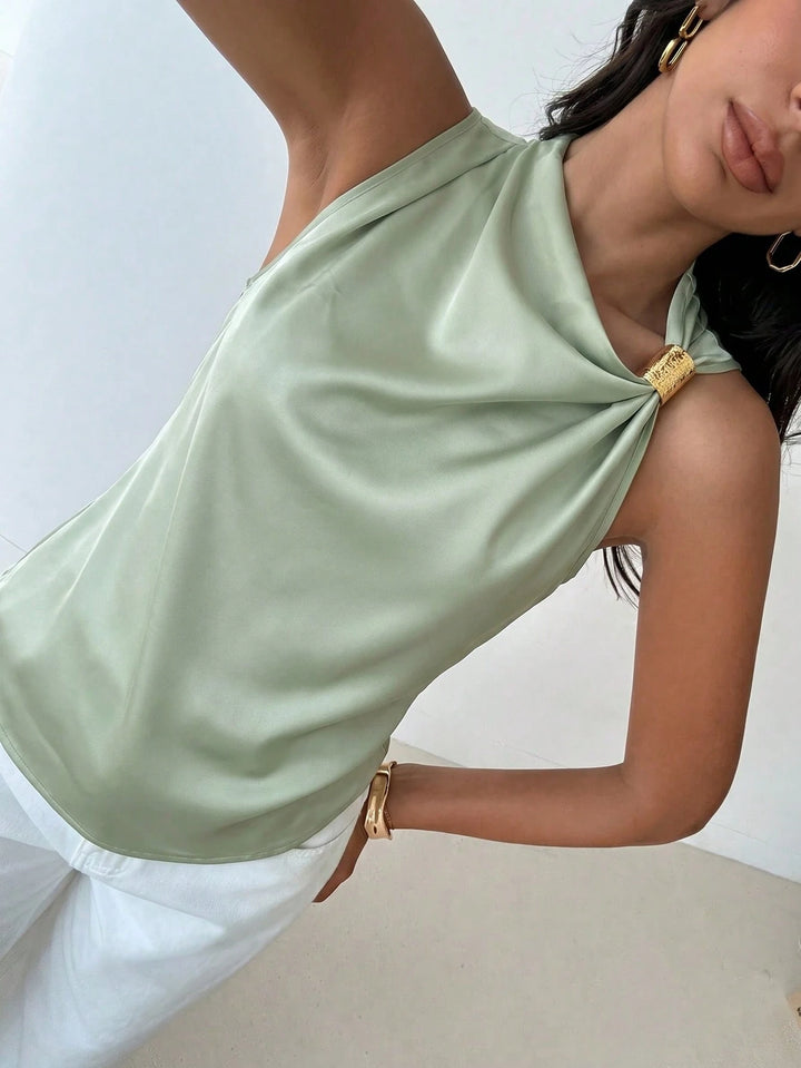 Top SHEIN, verde