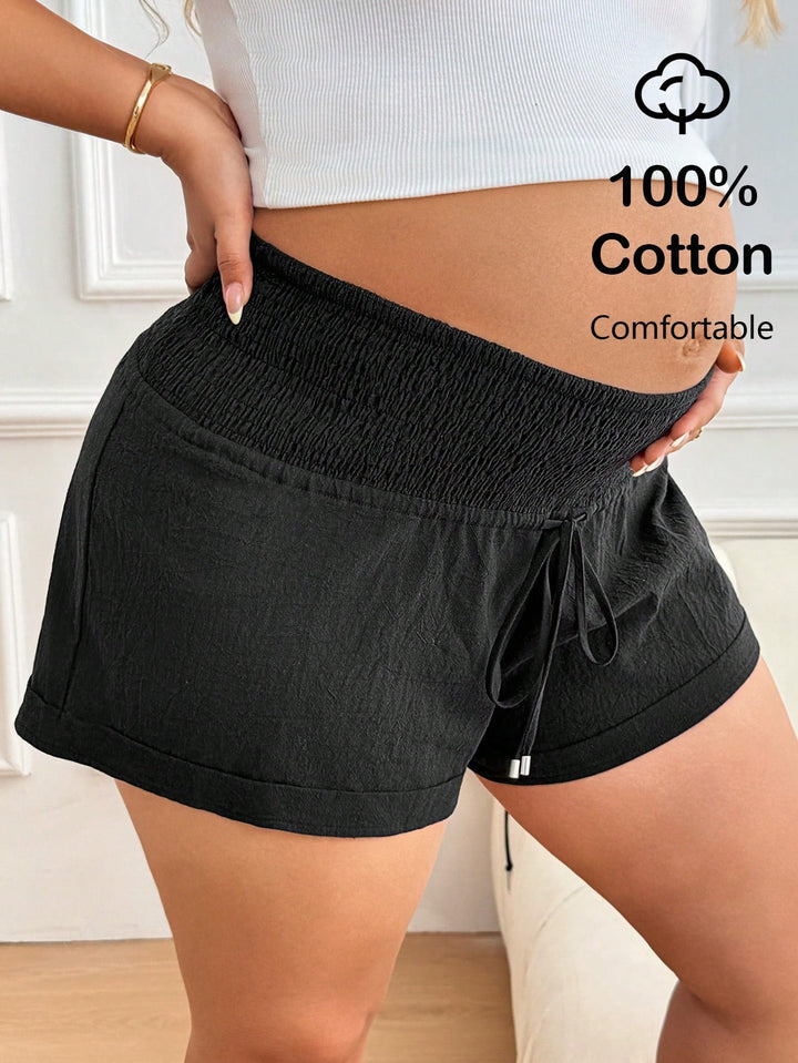 Pantaloni scurți SHEIN, negru