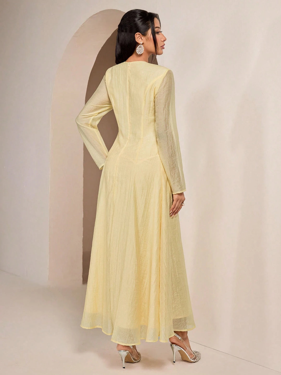 Rochie maxi SHEIN, galben