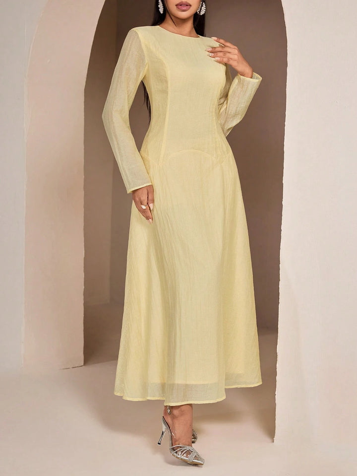 Rochie maxi SHEIN, galben