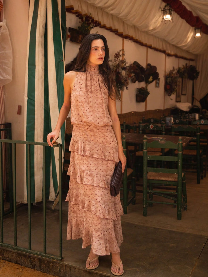 Rochie maxi SHEIN, mix culori