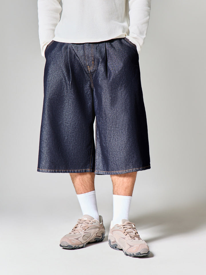 Pantaloni scurți SHEIN, albastru