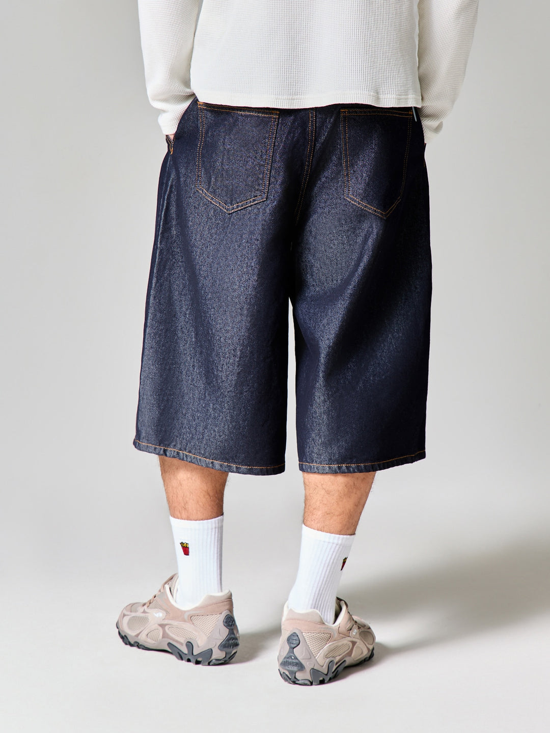 Pantaloni scurți SHEIN, albastru