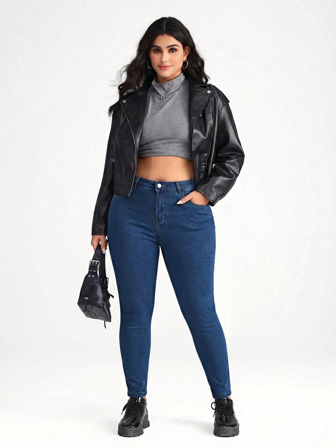 Jeans SHEIN, albastru