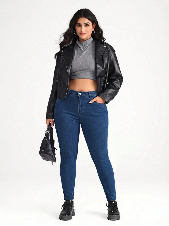 Jeans SHEIN, albastru