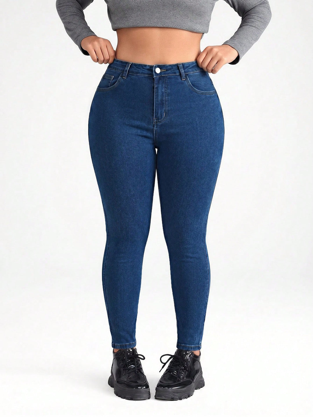Jeans SHEIN, albastru