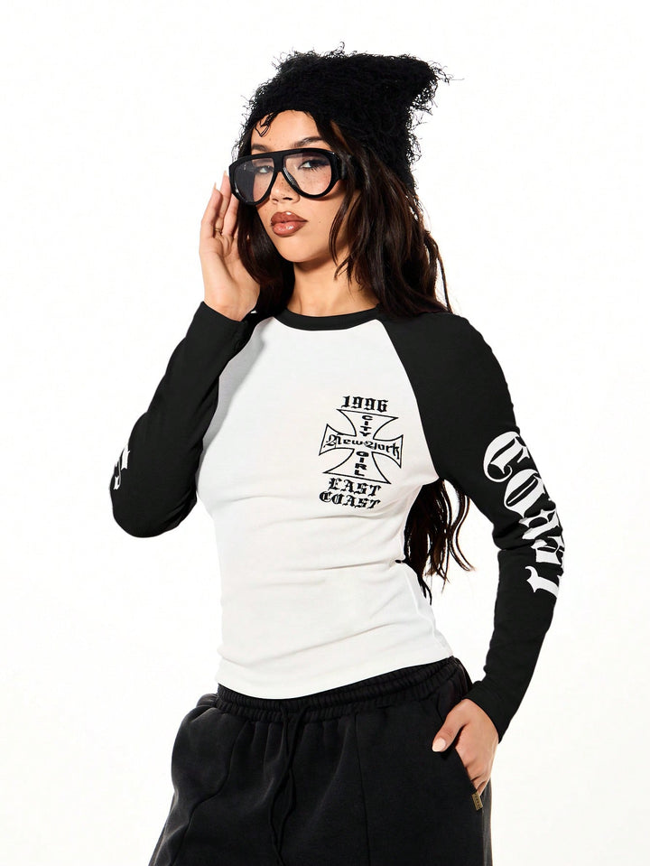 Top SHEIN, negru