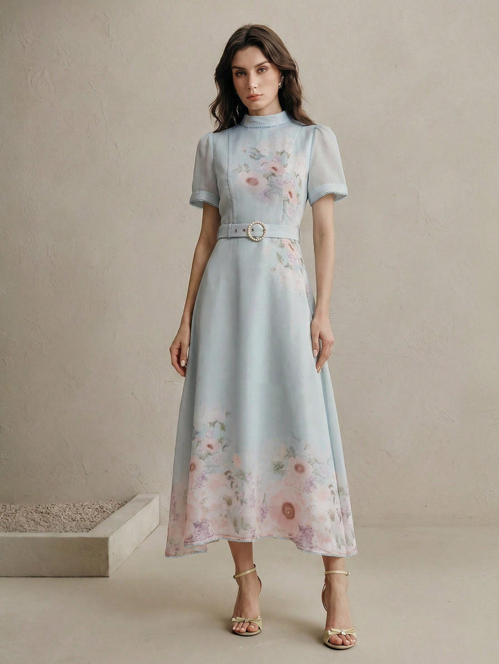 Rochie midi SHEIN, albastru