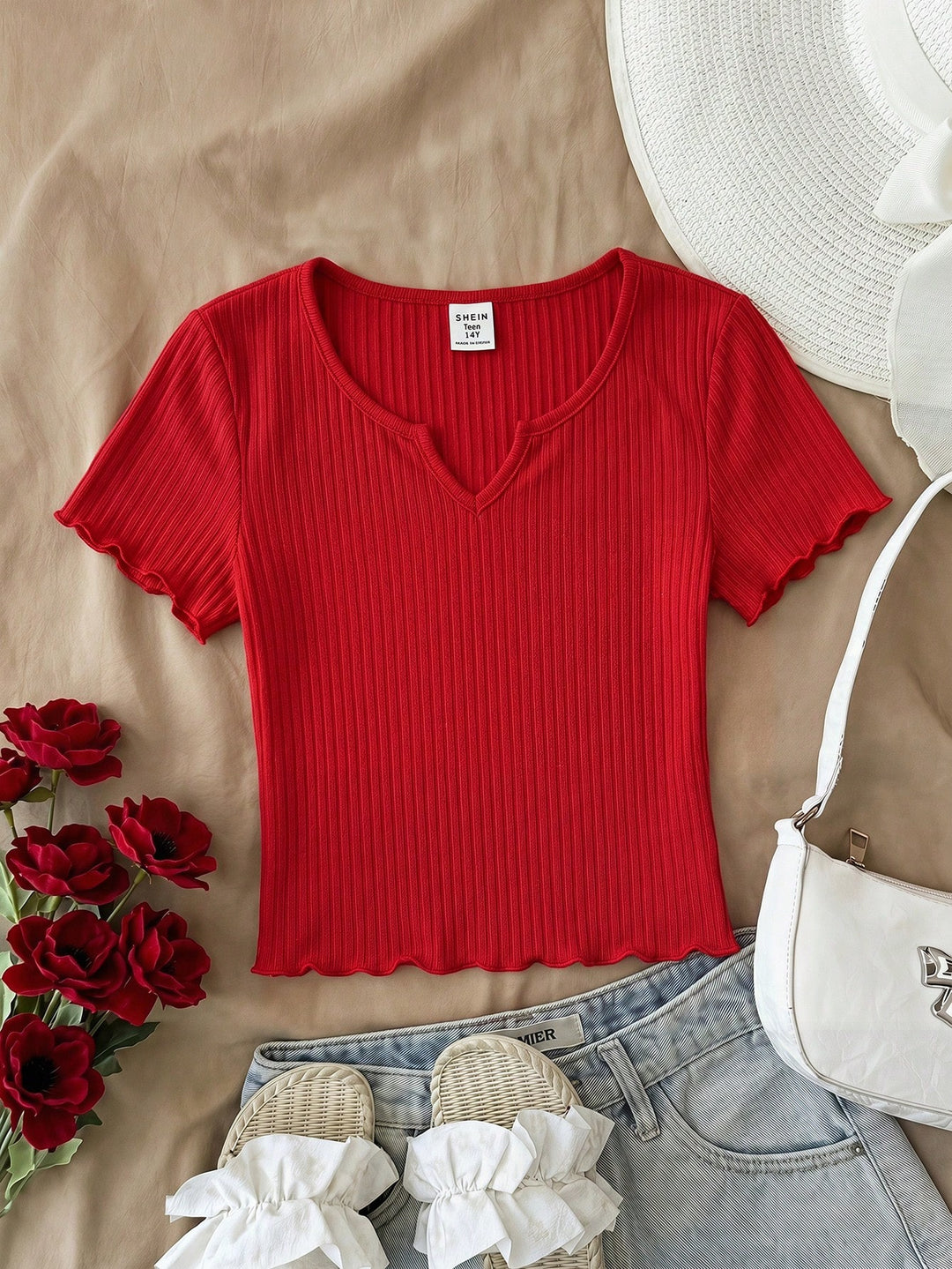 Tricou SHEIN, roșu