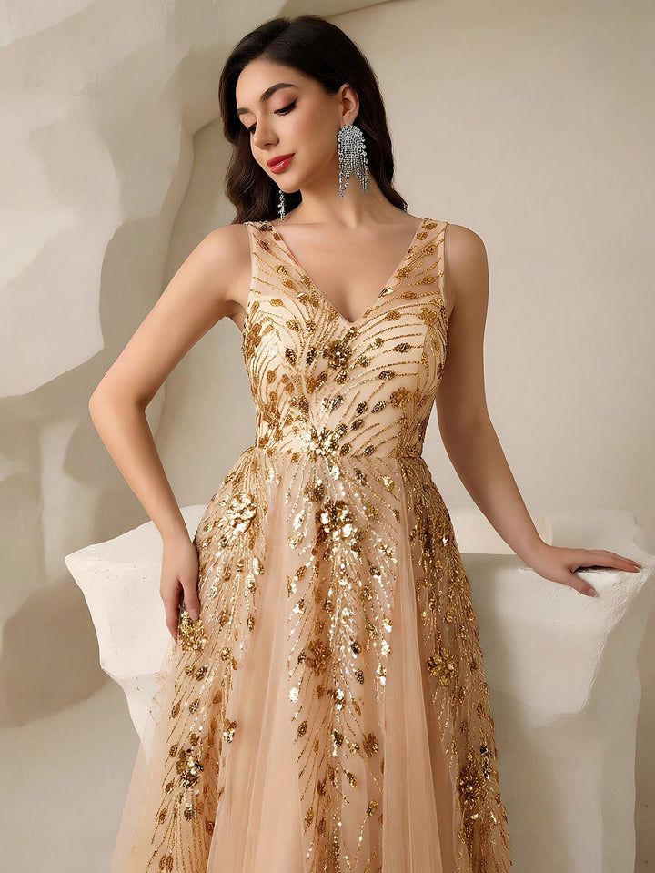Rochie SHEIN, auriu