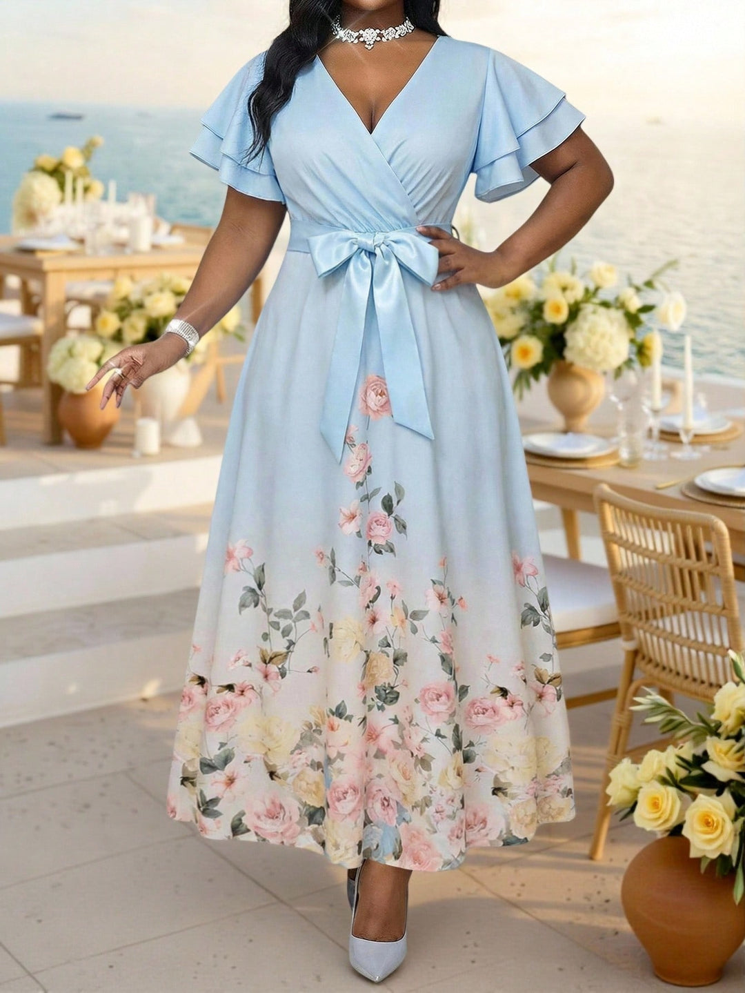 Rochie SHEIN, albastru