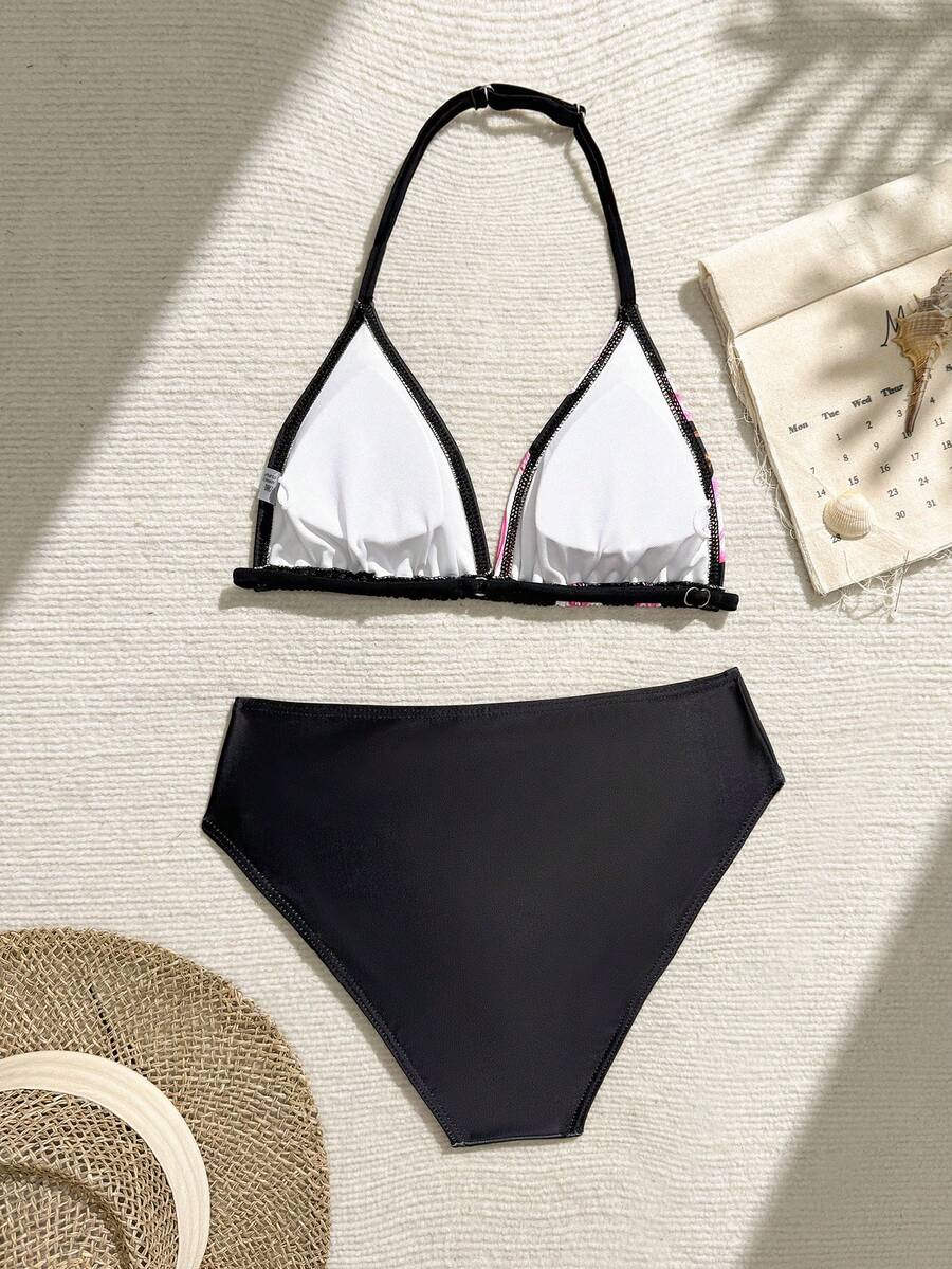 Costum de baie SHEIN, mix culori