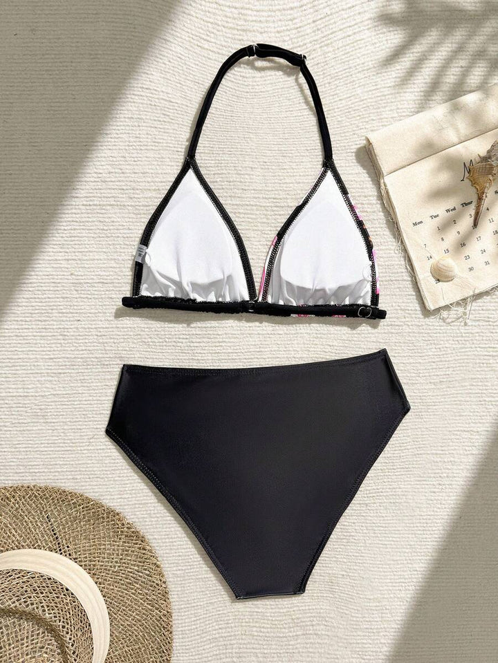 Costum de baie SHEIN, mix culori