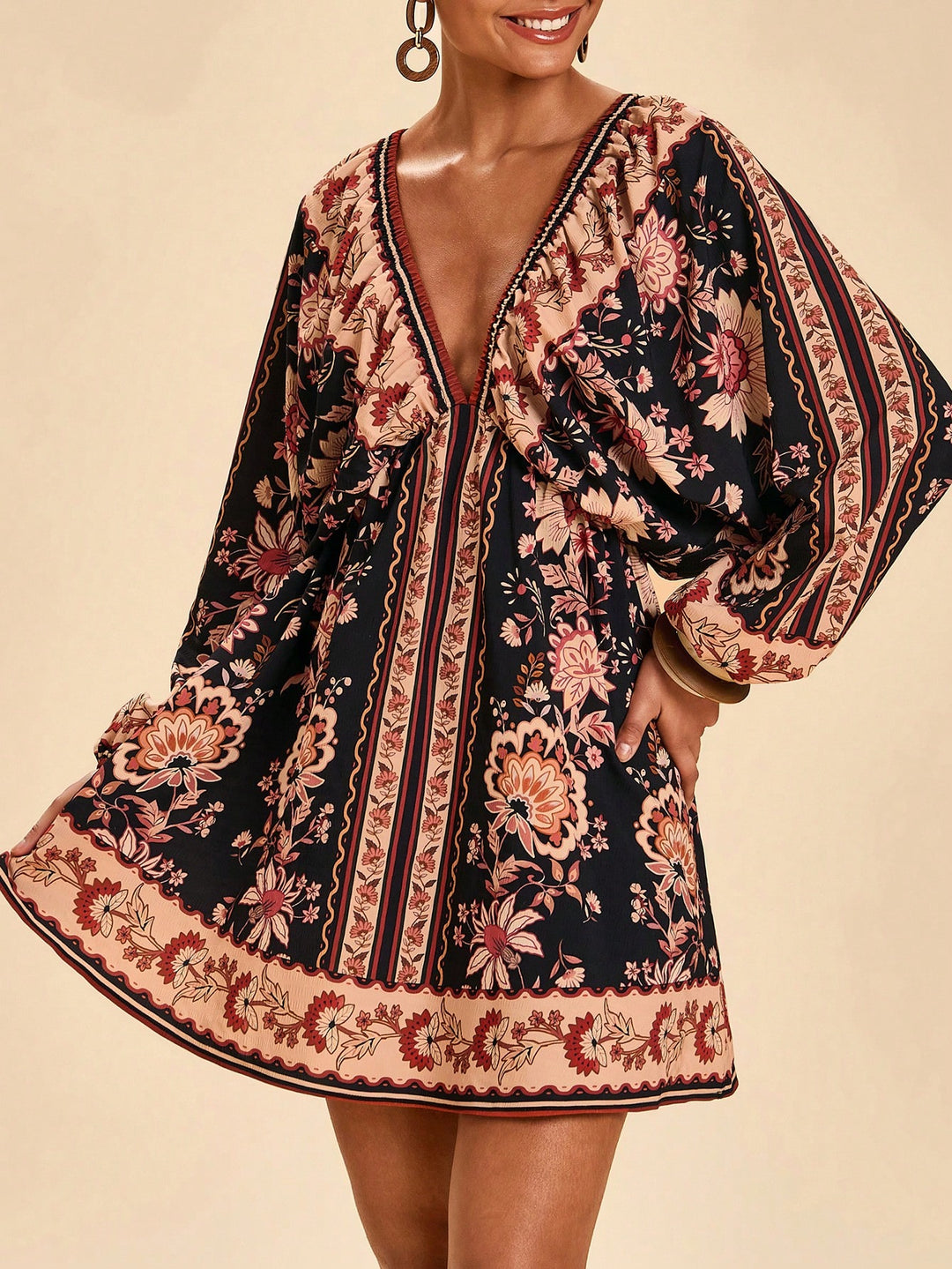 Rochie mini SHEIN, animal print