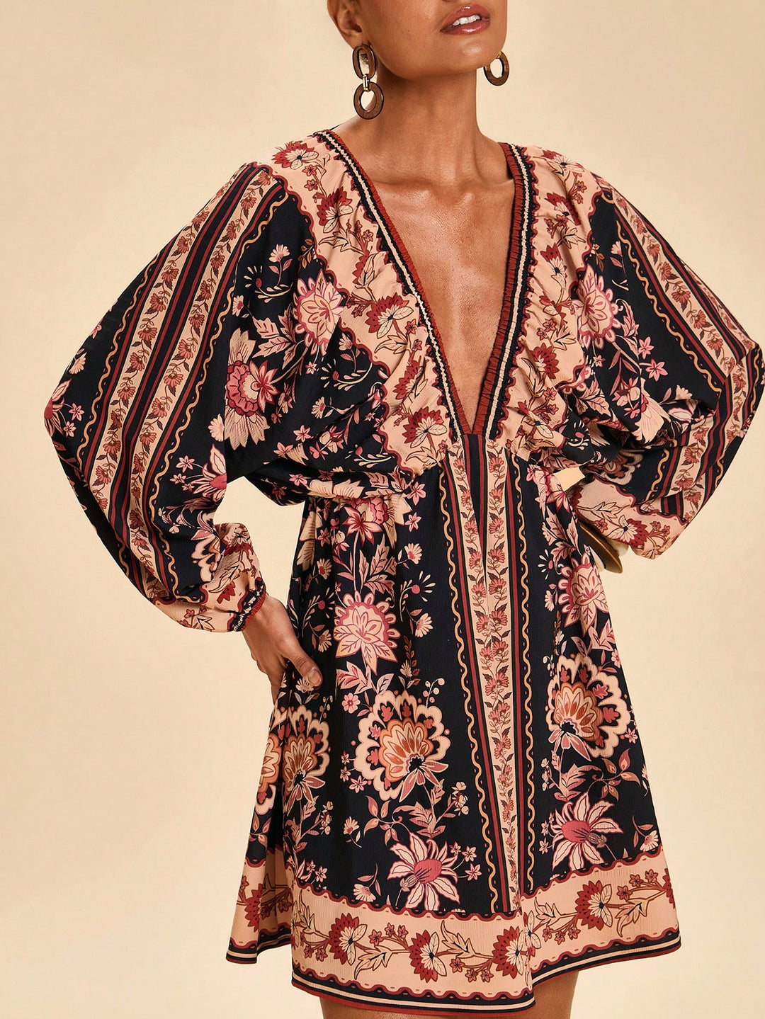 Rochie mini SHEIN, animal print