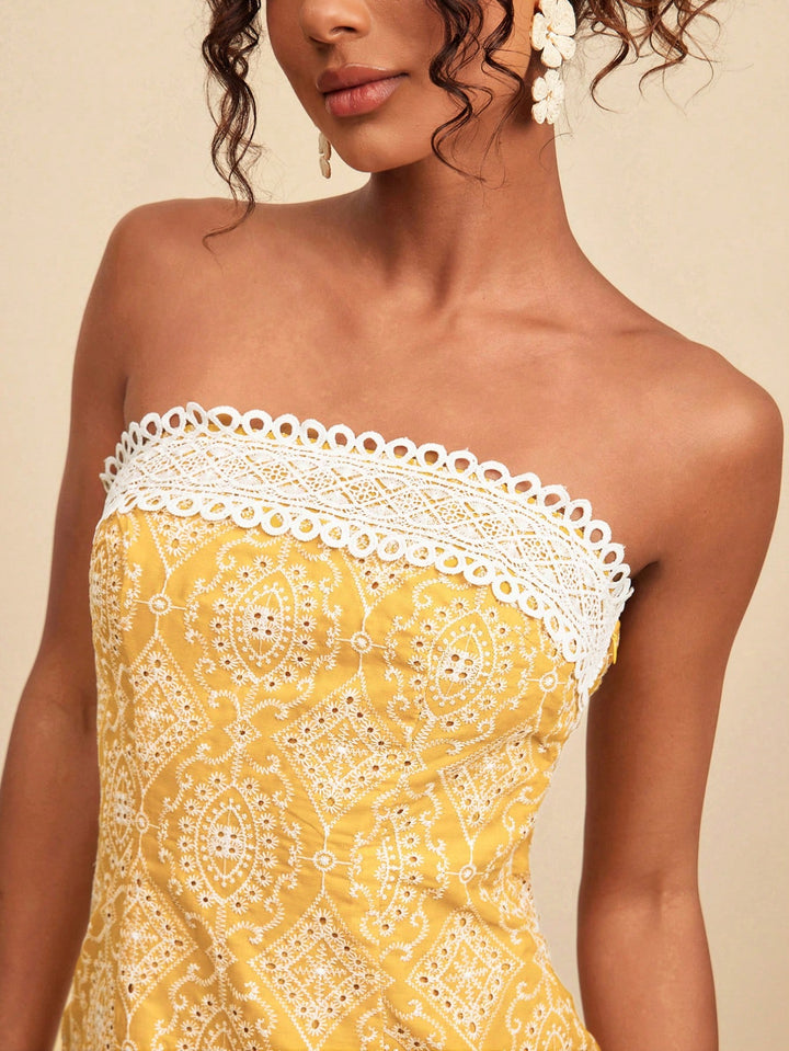 Rochie scurtă SHEIN, galben