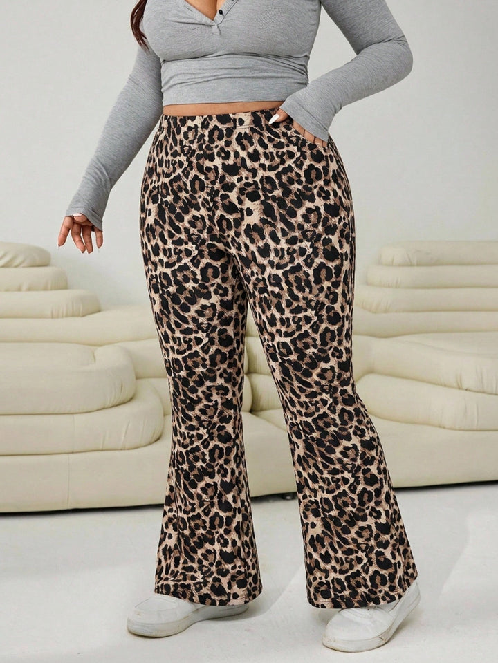 Pantaloni SHEIN, maro