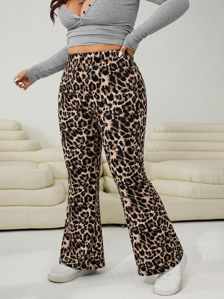 Pantaloni SHEIN, maro