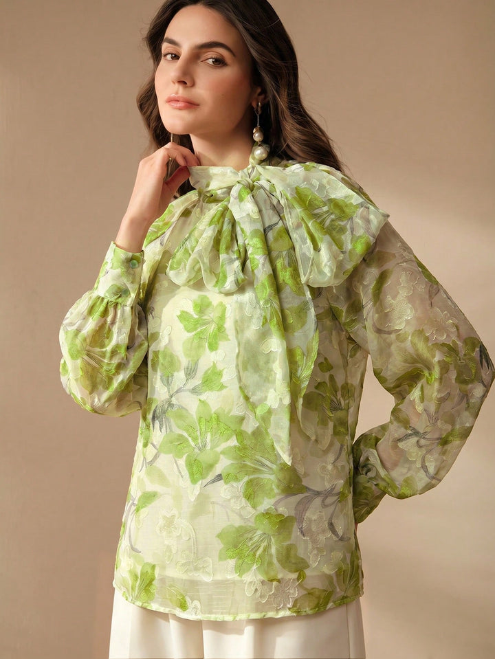 Bluză SHEIN, verde