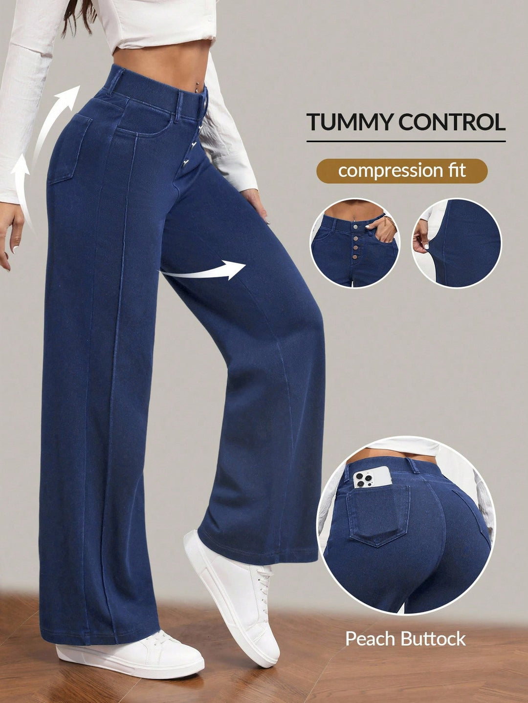 Jeans SHEIN, albastru