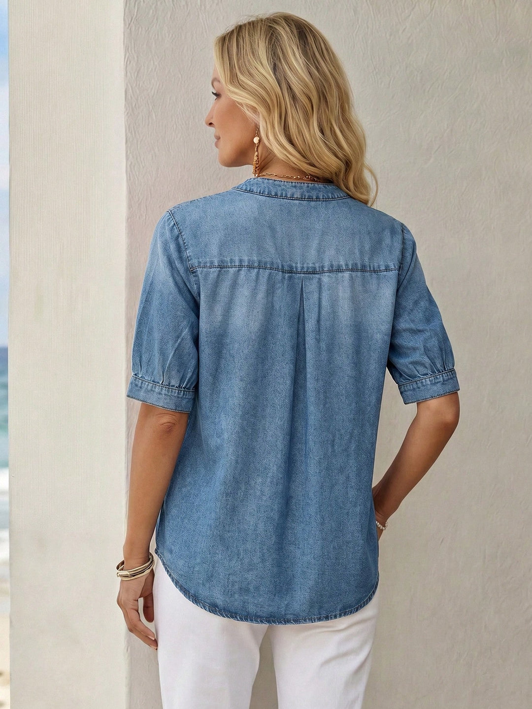 Top SHEIN, albastru