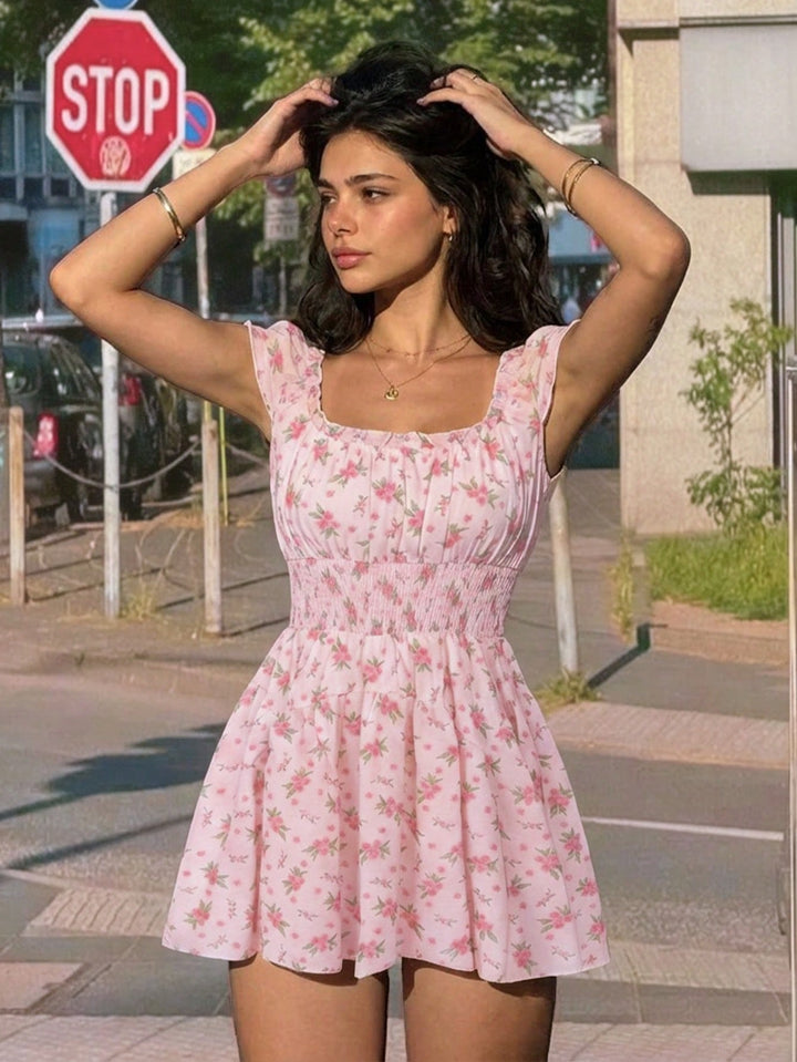 Rochie scurtă SHEIN, roz