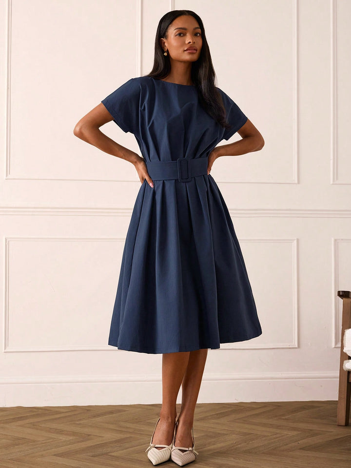 Rochie midi SHEIN, albastru