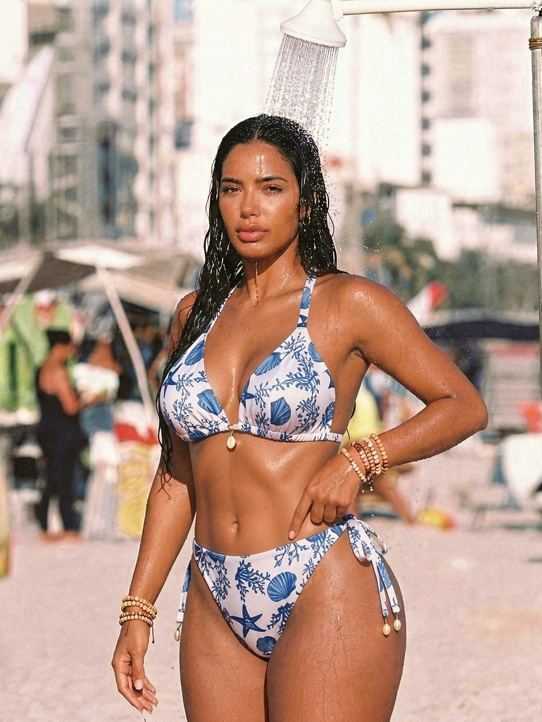 Set bikini de baie SHEIN, albastru