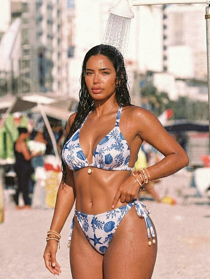 Set bikini de baie SHEIN, albastru