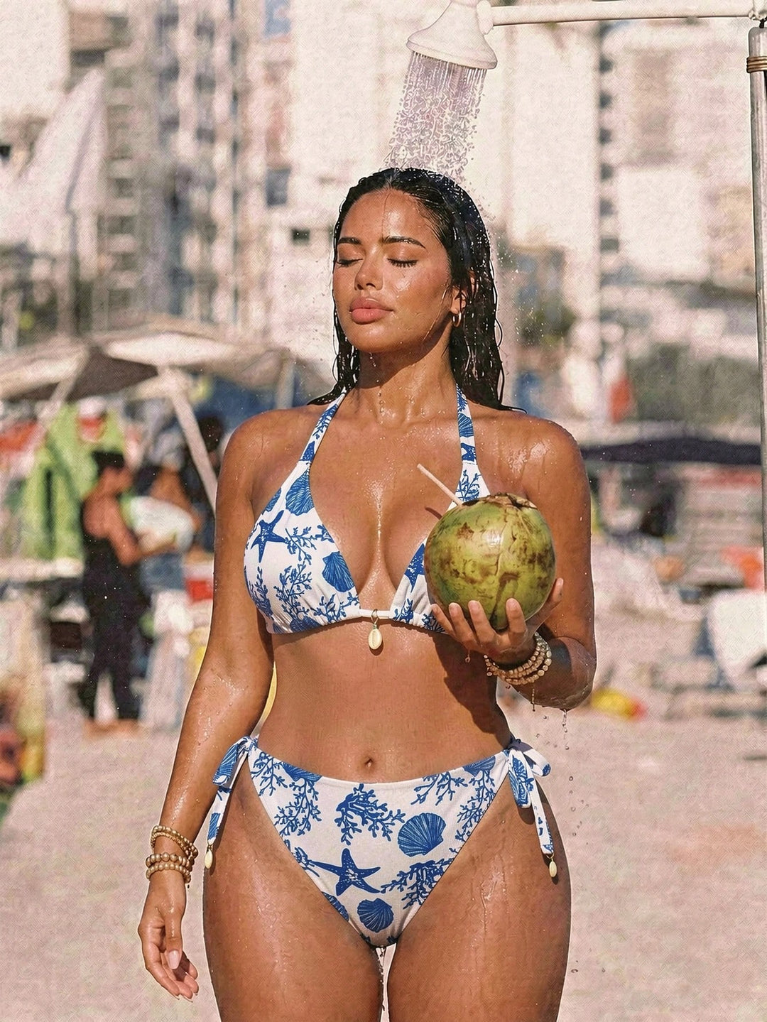 Set bikini de baie SHEIN, albastru