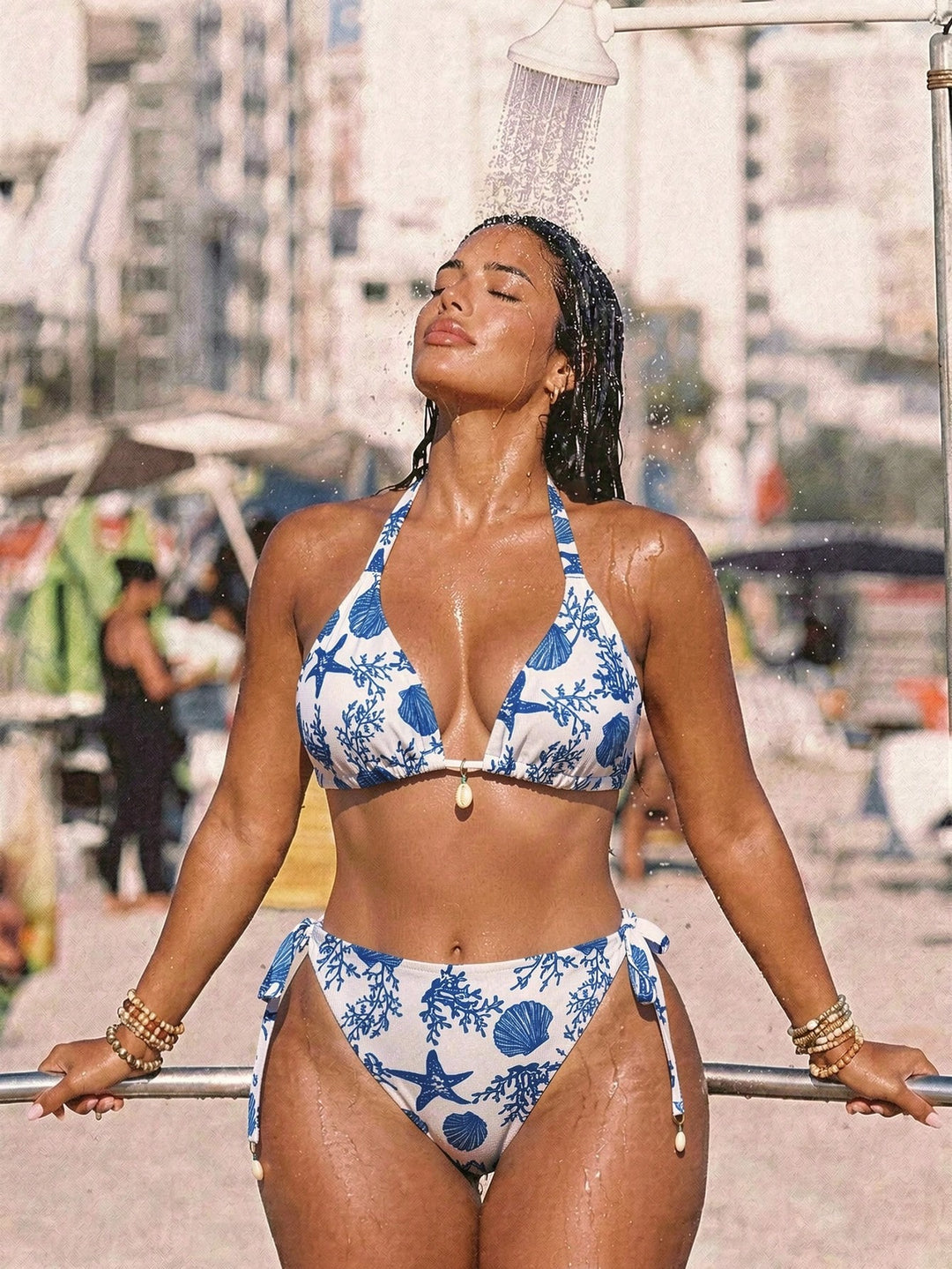 Set bikini de baie SHEIN, albastru