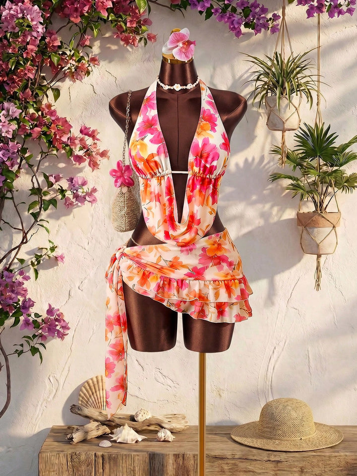 Set bikini SHEIN, mix culori