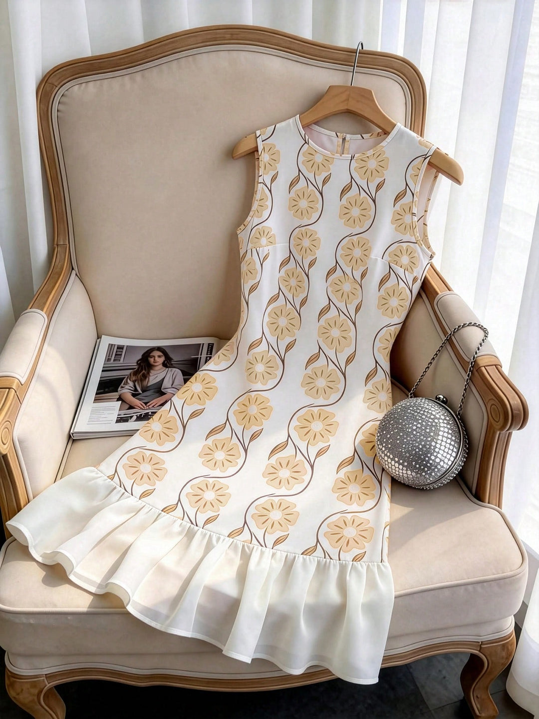Rochie scurtă SHEIN, kaki