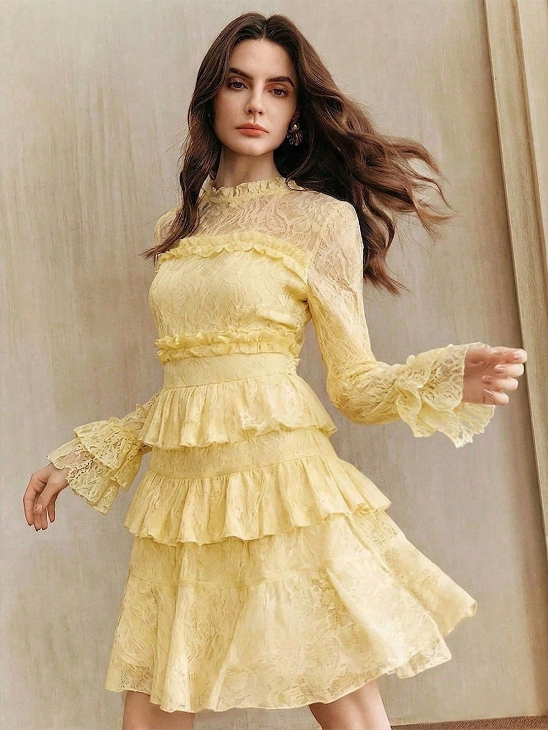 Rochie scurtă SHEIN, galben
