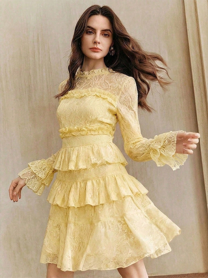 Rochie scurtă SHEIN, galben