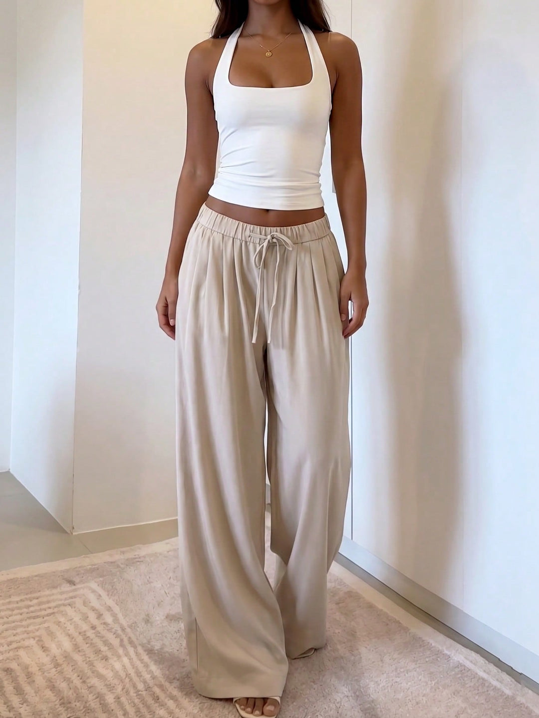 Pantaloni SHEIN, bej