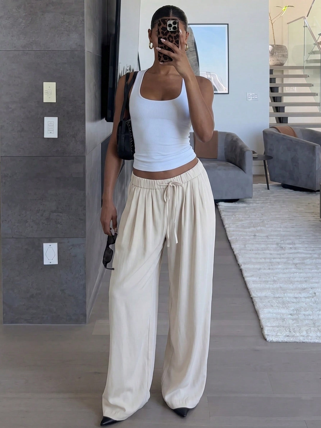Pantaloni SHEIN, bej