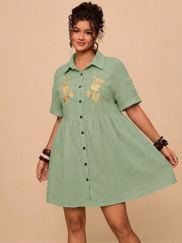 Rochie SHEIN, kaki