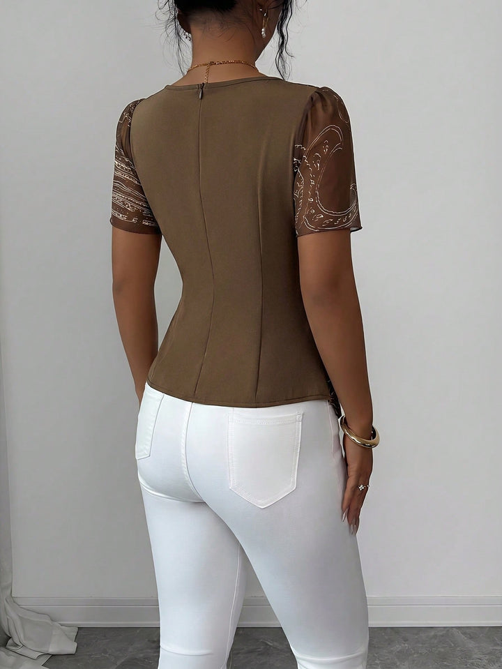 Bluza SHEIN, maro