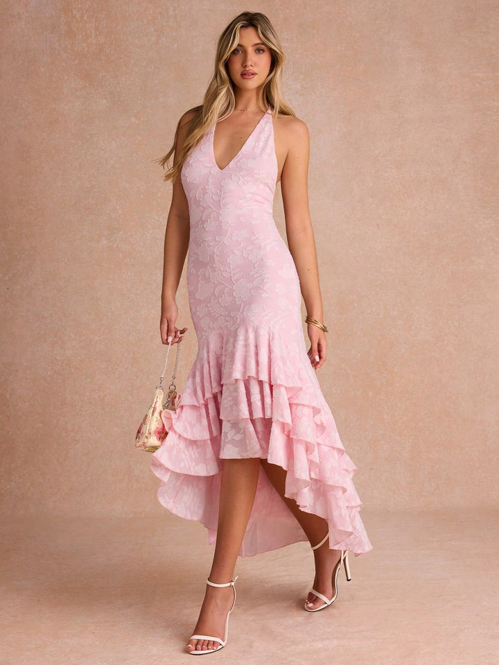 Rochie maxi SHEIN, roz