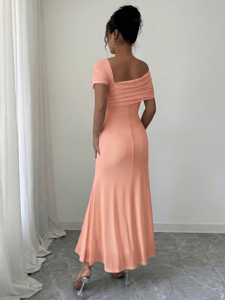 Rochie maxi SHEIN, portocaliu