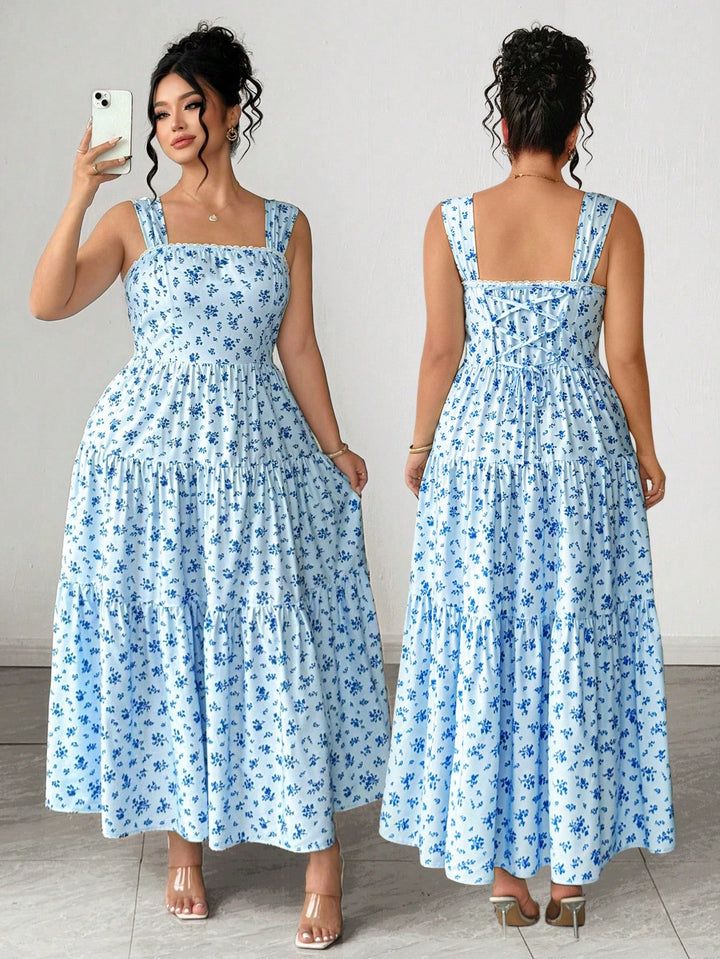 Rochie maxi SHEIN, albastru