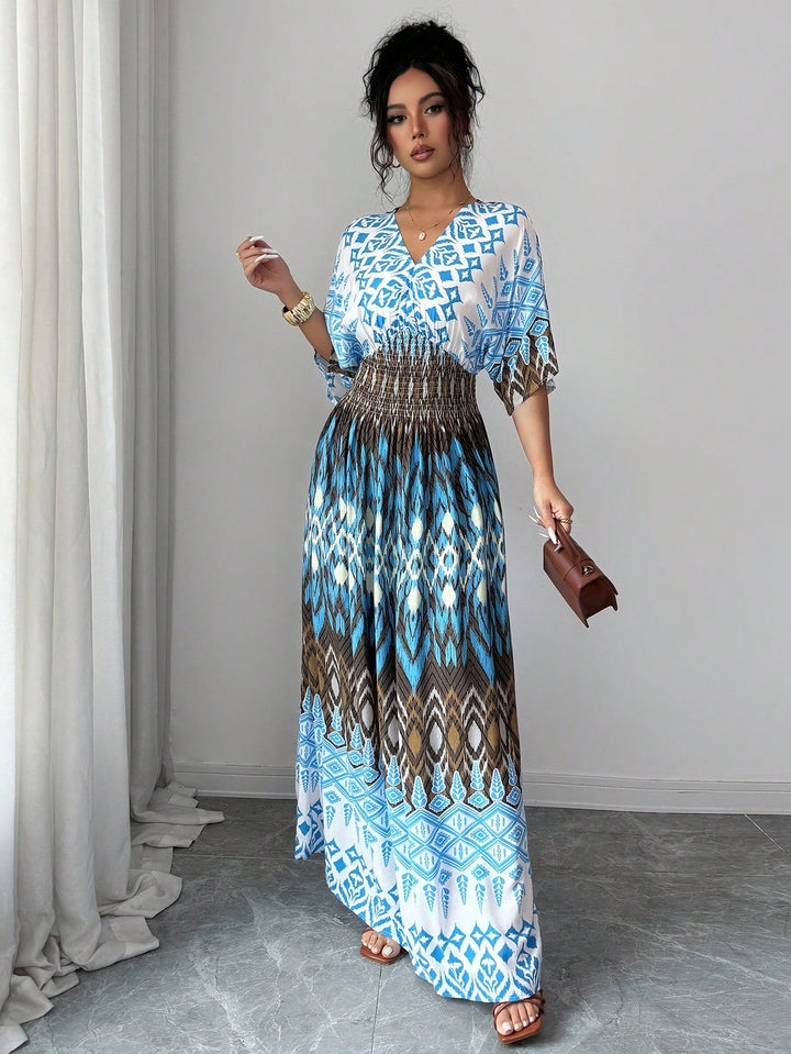Rochie maxi SHEIN, mix culori
