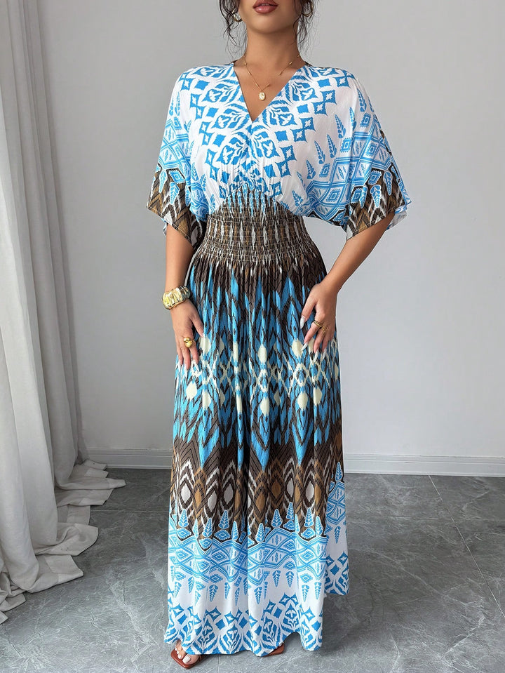Rochie maxi SHEIN, mix culori