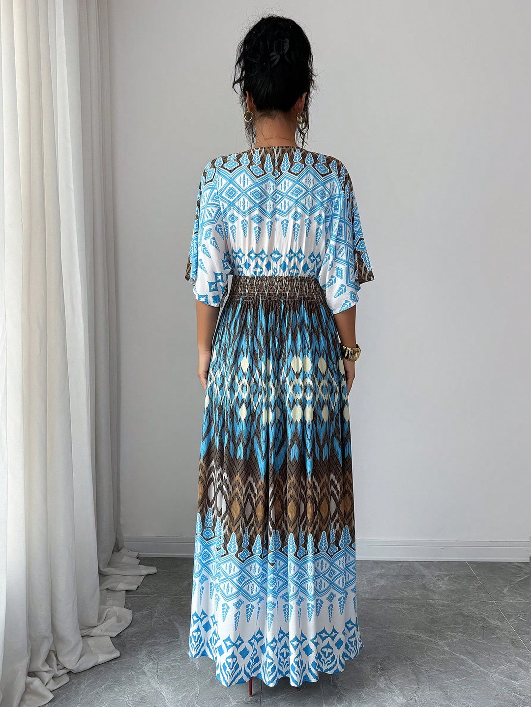Rochie maxi SHEIN, mix culori