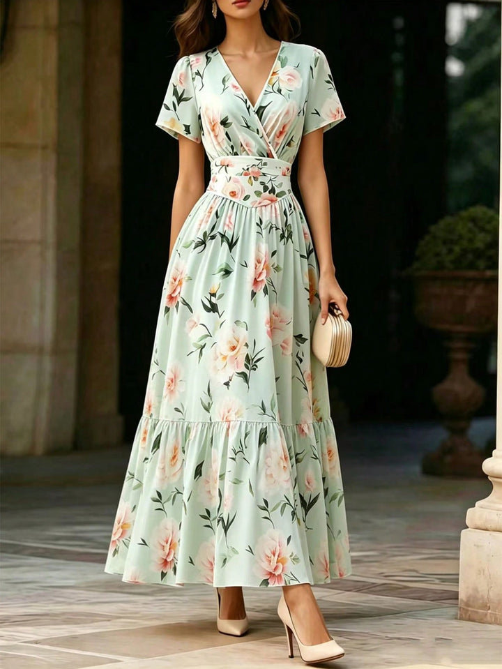 Rochie maxi SHEIN, mix culori
