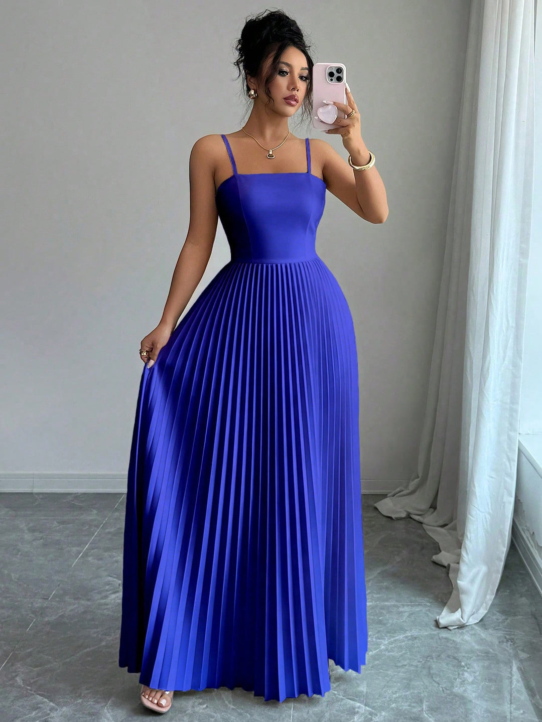 Rochie maxi SHEIN, albastru