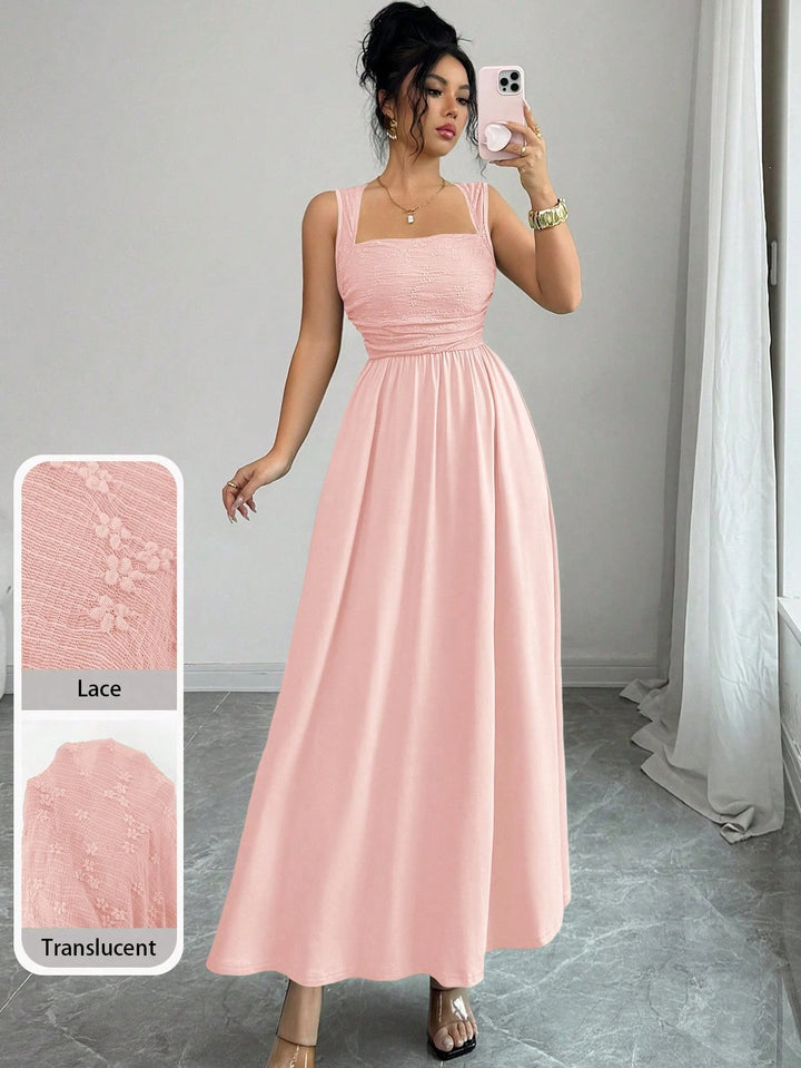 Rochie maxi SHEIN, roz